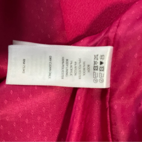 TAHARI Women's Pink Coat - Picture 9 of 9